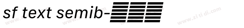 sf text semib字体转换 sf text semib字体转换